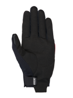 Alpinestars MM93 Reef V2 handschoenen, motorhandschoenen, zwarte synthetische suède handpalm met versterkte stiksels, voorzien van MM93-logo op de polsband, strak ontwerp met korte manchet voor stedelijk rijden