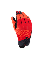 Alpinestars MM93 Reef V2 handschoenen, motorhandschoenen met korte manchet, Red Fluo en Bright Red met zwarte accenten, voorzien van Marc Marquez MM93 graphics en geïntegreerde knokkelbescherming, modern urban design