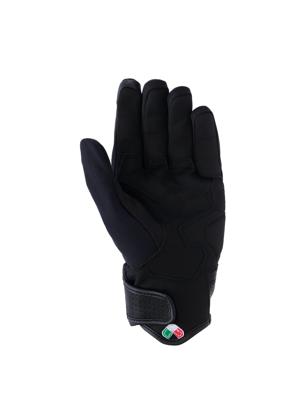 Alpinestars Tracker handschoenen, motorhandschoenen, zwart, palmweergave met synthetisch suède en versterkte padding, korte manchet met klittenbandsluiting, urban motoruitrusting