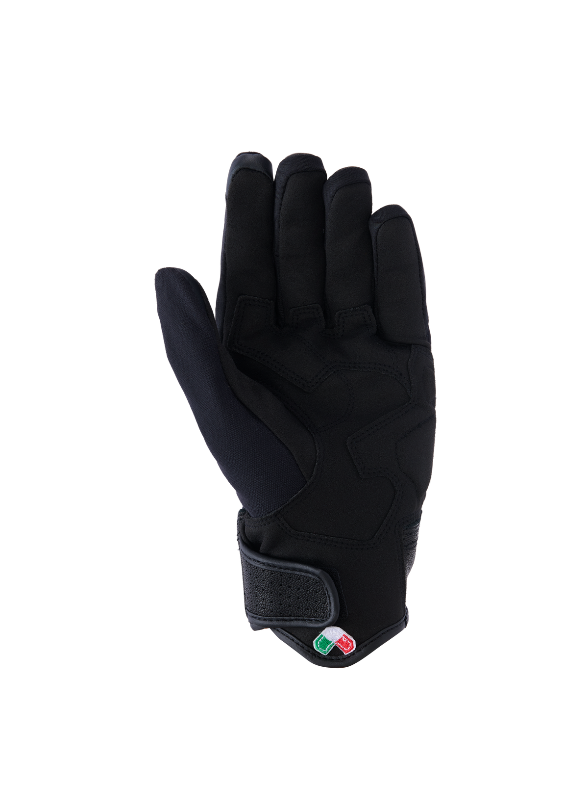 Alpinestars Tracker handschoenen, motorhandschoenen, zwart, palmweergave met synthetisch suède en versterkte padding, korte manchet met klittenbandsluiting, urban motoruitrusting