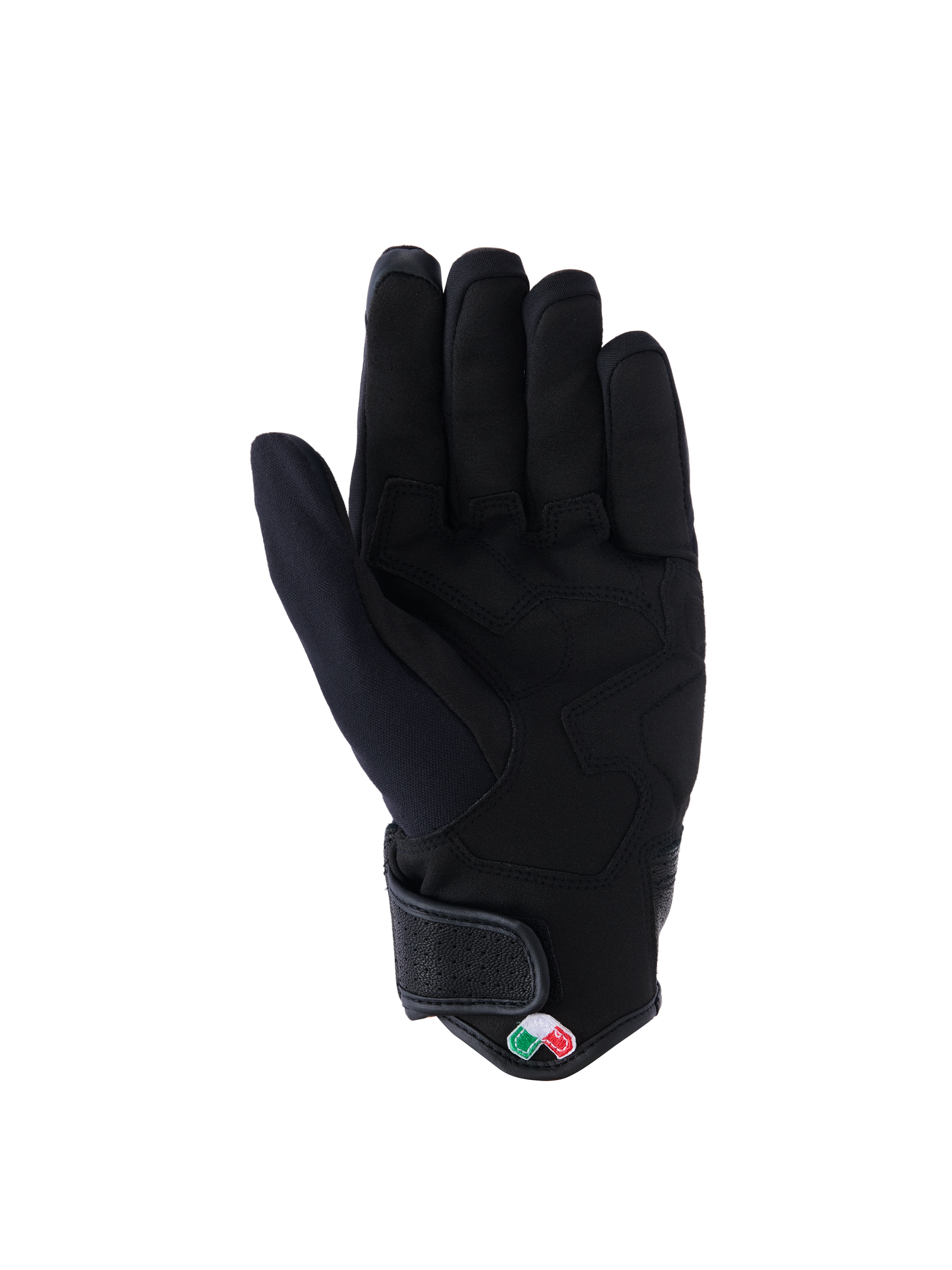 Alpinestars Tracker handschoenen, motorhandschoenen, zwart, palmweergave met synthetisch suède en versterkte padding, korte manchet met klittenbandsluiting, urban motoruitrusting
