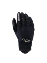 Alpinestars Tracker Handschuhe, Motorradhandschuhe, Schwarz mit weißem Logo, detaillierte Nähte, verstärkte Knöchel, strukturierte Finger für Flexibilität, 1963-Logo auf der Rückseite, moderne sportliche Passform