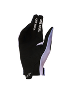 Gants Alpinestars Radar 2027 pour homme, motocross, noirs et lilas, paume en suède synthétique, One Goal One Vision.
