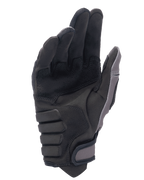 Alpinestars Techdura handschoenen, motorcross- en endurohandschoenen, Falcon Brown, zicht op de handpalm met synthetische suède constructie, versterkte vulling voor grip en verstelbare klittenbandsluiting