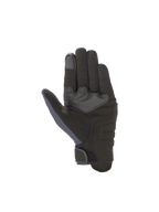 Alpinestars Copper handschoenen, blauw-zwarte urban motorhandschoenen, synthetische suède palm, touchscreen-compatibel.