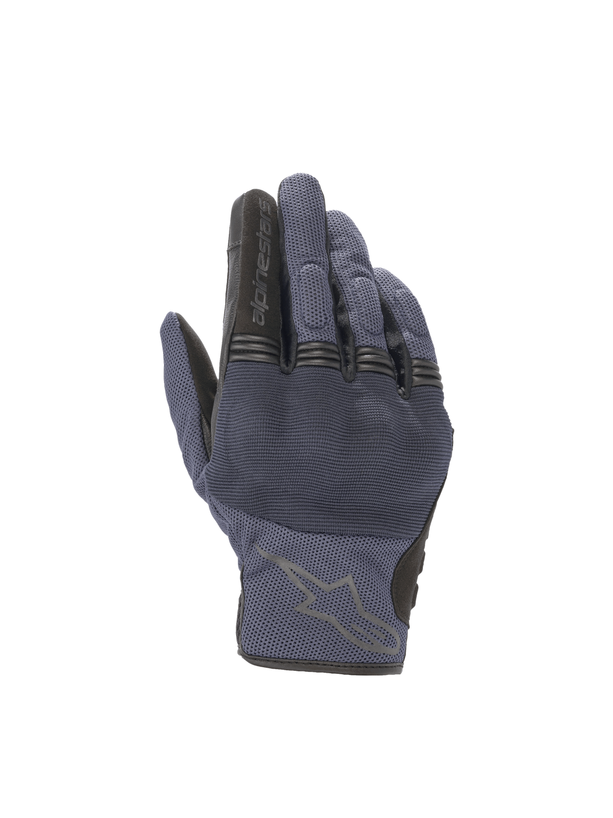 Alpinestars Gants Copper, gants de moto urbains pour homme, bleu Mood Indigo et noir, protection des articulations rigide.