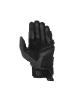 Alpinestars Phenom Leather Air Handschuhe, schwarze Motorradhandschuhe aus Ziegenleder, verstärkte Landezonen an der Handfläche.