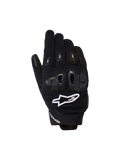 Alpinestars Stella SP X 3 handschoenen, dames motorracehandschoenen, zwart met wit logo, voorzien van getextureerd mesh-materiaal en TPU-knokkelbescherming, sportieve performance weguitrusting