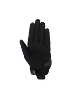 Alpinestars Stella SP X 1, gants de moto sport pour femme, noirs et rouges, paume en cuir synthétique avec sliders TPR