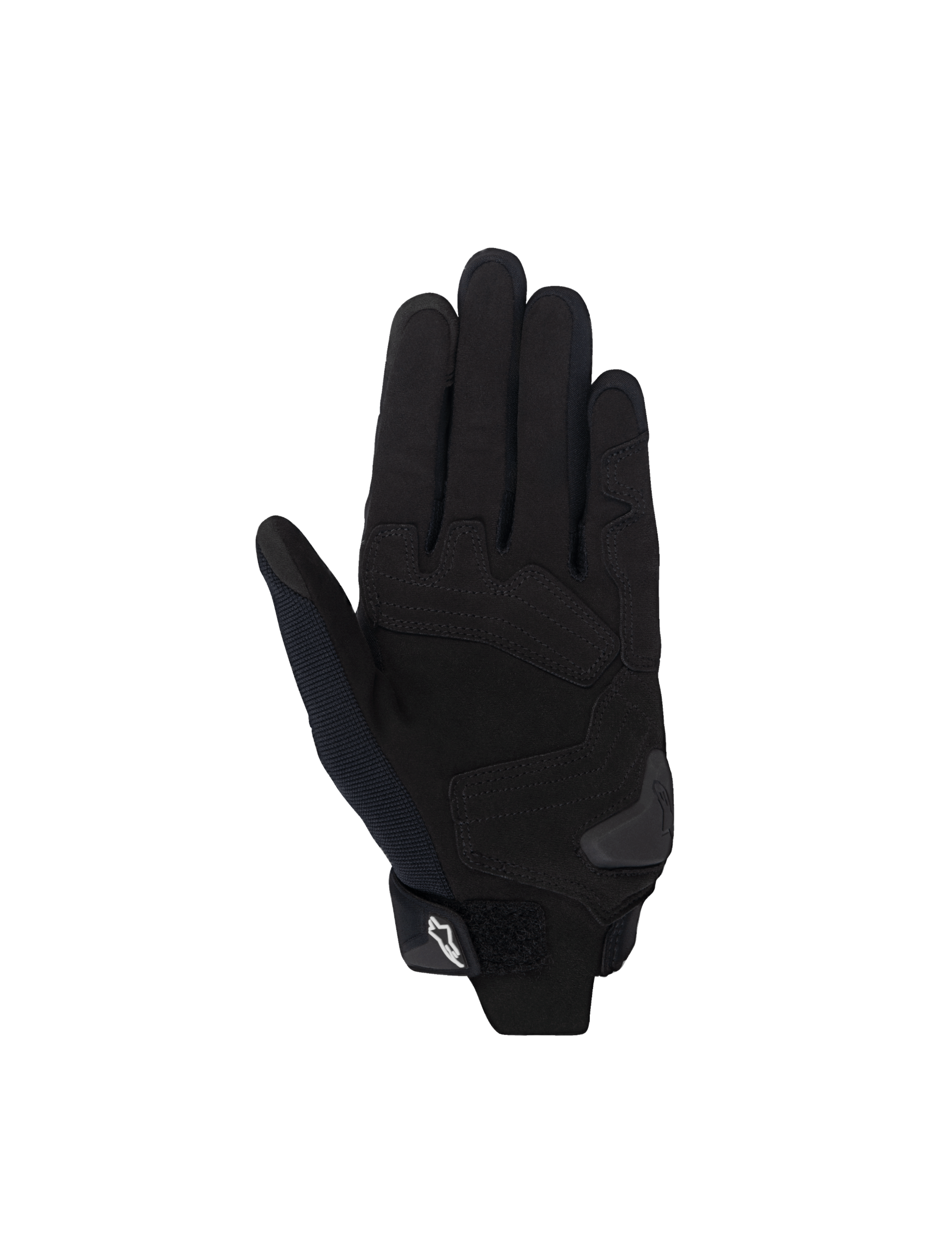 Alpinestars Stella SP X 1, gants de moto racing pour femme, noirs, paume en cuir synthétique avec slider TPR, certifiés CE