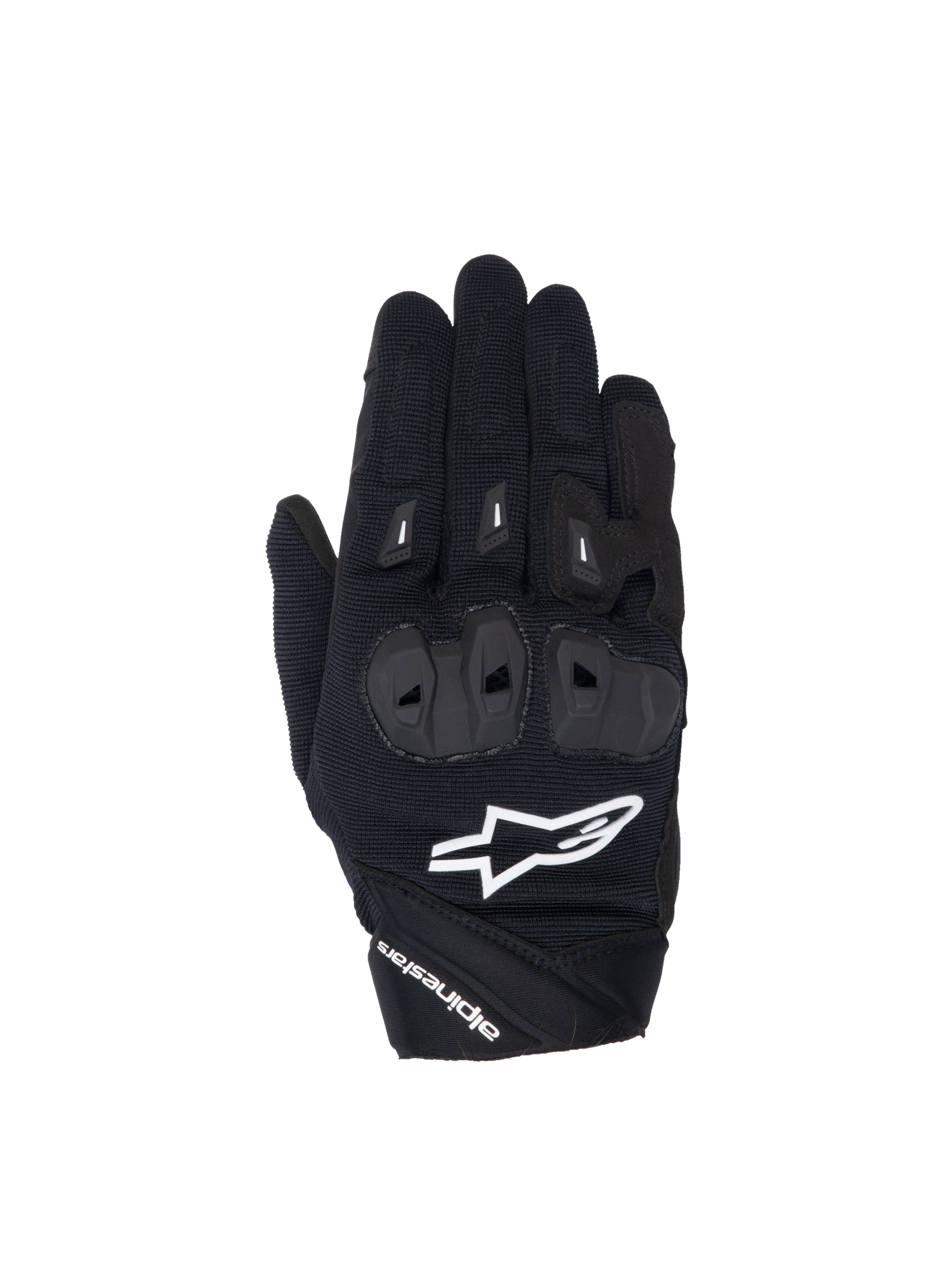 Alpinestars Stella SP X 1 Damen-Motorradhandschuhe, Schwarz und Weiß, mit TPR-Knöchelschutz und robuster Textilkonstruktion