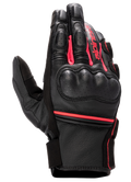 Alpinestars Stella Phenom Leder Air Handschuh, Damen-Motorradhandschuh, Schwarz und Diva Pink, harter Knöchelschutz, perforierte Lederkonstruktion, kurze Manschette mit Alpinestars-Branding, sportliche Performance-Fahrausrüstung