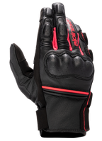 Alpinestars Stella Phenom Leder Air Handschuh, Damen-Motorradhandschuh, Schwarz und Diva Pink, harter Knöchelschutz, perforierte Lederkonstruktion, kurze Manschette mit Alpinestars-Branding, sportliche Performance-Fahrausrüstung