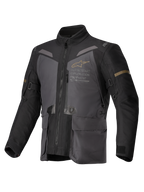 Alpinestars ST-7 2L GORE-TEX Jacke, Adventure-Touring-Motorradjacke für Herren, Dunkelgrau, Schwarz und Dunkelkhaki, wasserdichte laminierte Konstruktion, CE-zertifiziert