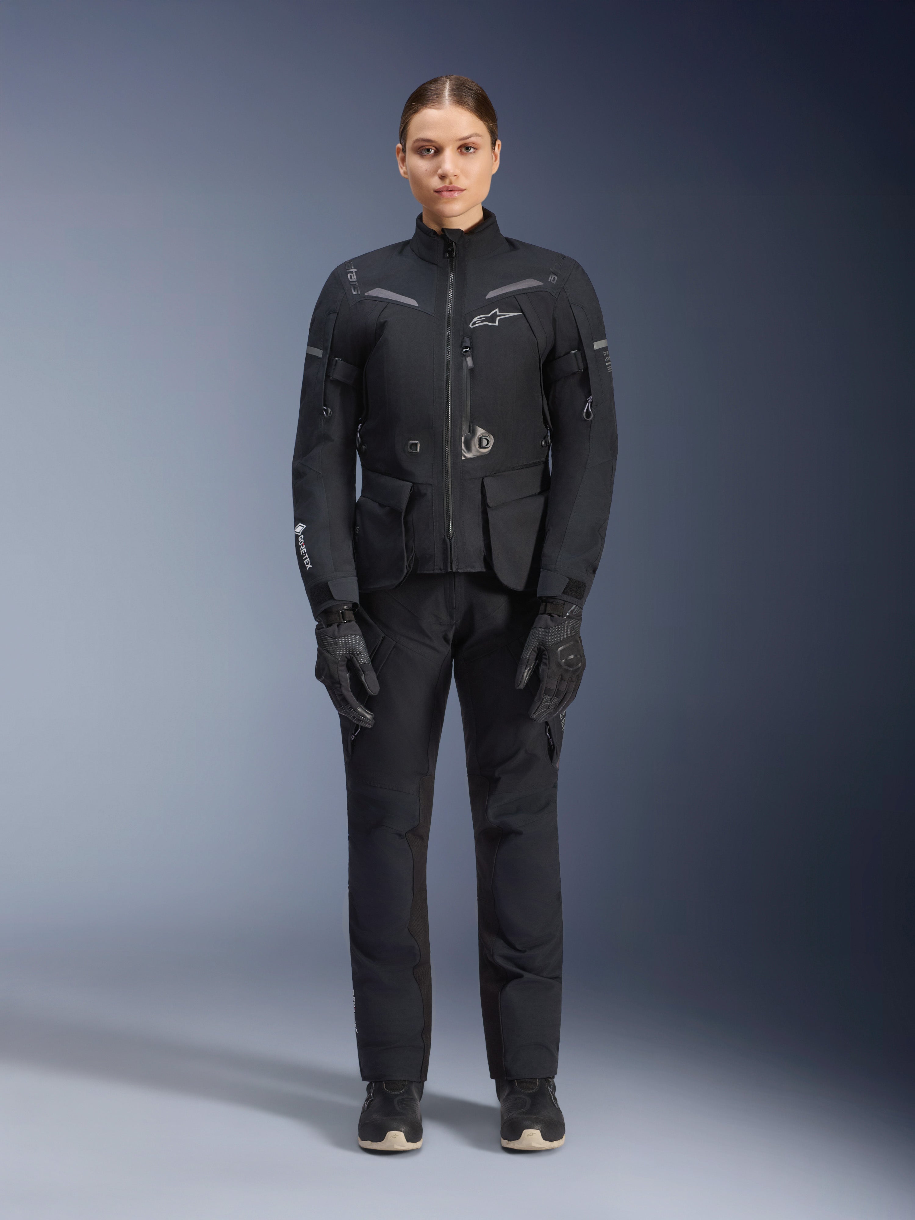 Stella ST-7 2L GORE-TEX - Black Motorcycle Pants | Alpinestars®