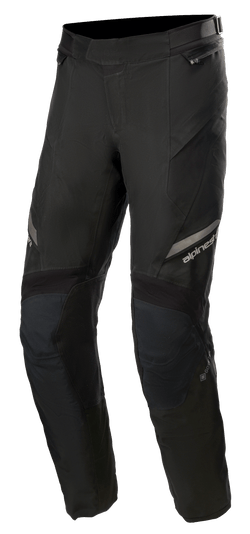 Alpinestars Road Tech GORE-TEX Hose Short, Schwarz, Motorrad-Tourenhose, wasserdichte und atmungsaktive Multi-Gewebe-Konstruktion, reflektierendes Branding am Oberschenkel, verstärkte Knieeinsätze, Reißverschlusstaschen und verstellbare Taillenriemen