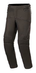 Pantalon Alpinestars Road Pro GORE-TEX, pantalon de moto touring, noir, doté de panneaux extensibles en accordéon aux genoux, d'ouvertures de ventilation zippées et d'une construction en textile technique pour le touring d'aventure