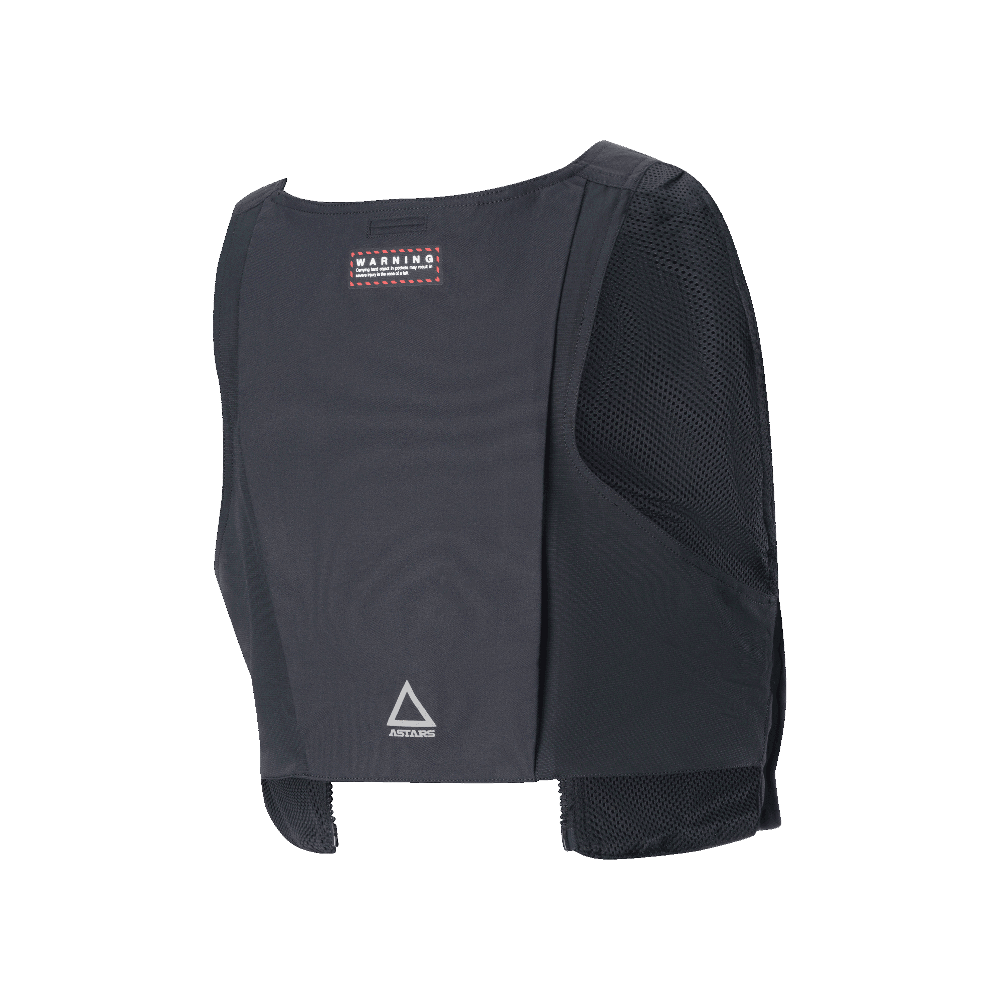 Gilet tactique Alpinestars Techdura, sac tactique détachable pour veste Techdura, noir, avec panneaux en mesh respirant, compartiment arrière pour poche à eau et logo Alpinestars, conçu pour une utilisation tout-terrain et enduro