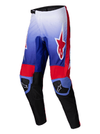 Alpinestars Fluid Wurx Broek 2025, motorcrossbroek, paars en felrood, 600D polyweefsel constructie, stretch corduroy panelen voor off-road prestaties