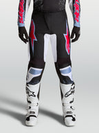 Alpinestars Fluid Drag broek, heren motocrossbroek, zwart en rood, duurzaam 600D polyfabric met stretchpanelen.
