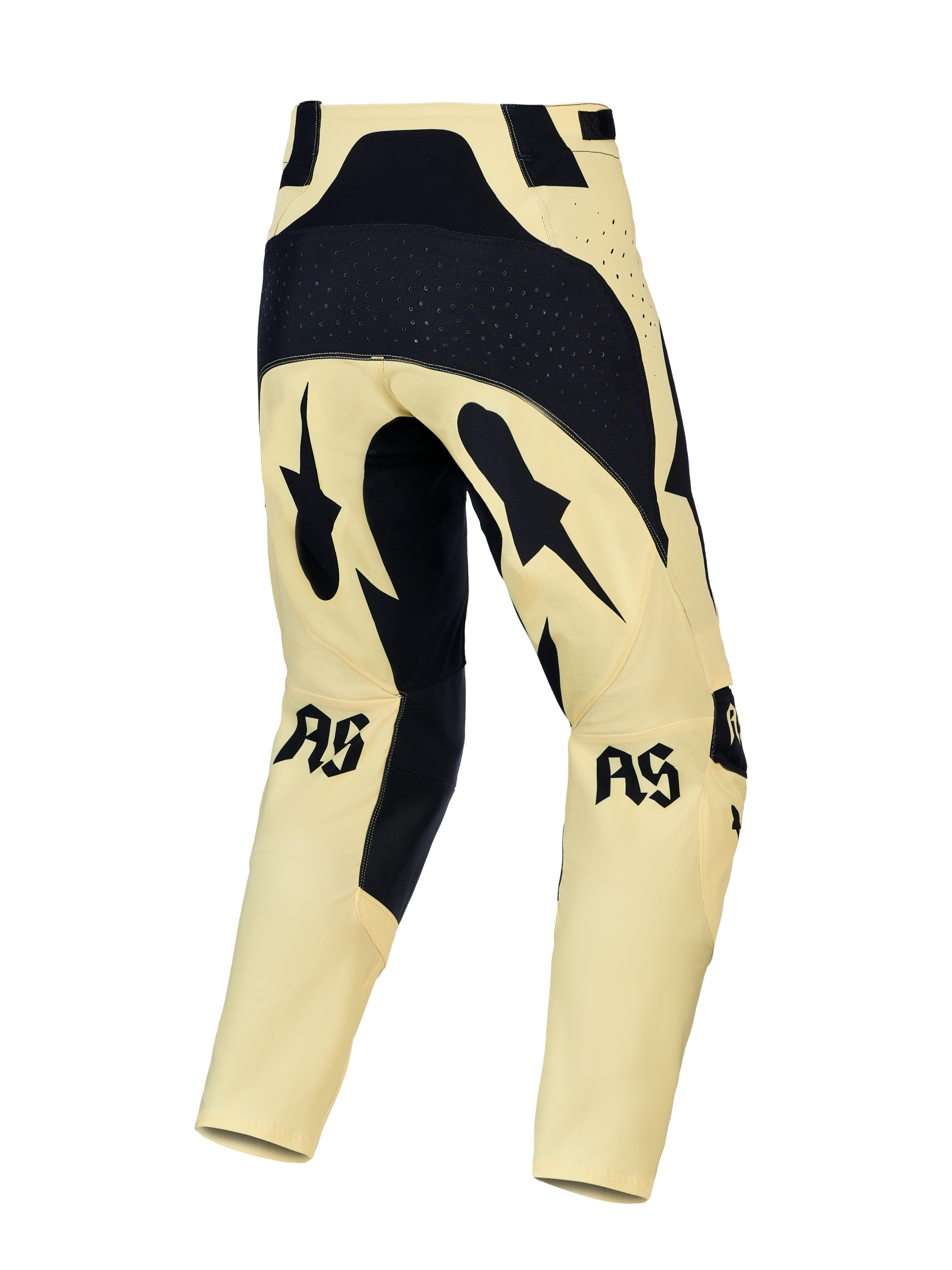 Alpinestars Techstar Atrox Motocross Pants, Men's Yellow and Black off-road gear with reinforced seat and stretch ripstop.