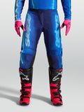 Alpinestars pantalon Fluid Kepler, pantalon de motocross pour homme, bleu, en poly-tissu 600D avec jambes pré-courbées.