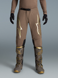Alpinestars Limited Edition Supertech Air Gold Pants, Men's Brown and Gold Motocross Gear with ventilated rip-stop fabric.