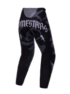 Pantalon Techstar Beast Coast Édition Limitée, noir et gris avec motifs graphiques et grand logo au dos, idéal pour le motocross.