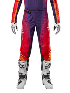 Alpinestars 2024 Techstar Pneuma Hose, Motocross-Hose, Lila, Orange und Blau, SX2 Magnetverschluss, Babel-Kniekonstruktion, strapazierfähige Offroad-Rennhose