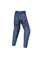 Alpinestars Fluid Lone V2 Junior, pantalon de motocross tout-terrain, gris et rose à motif camouflage, vue arrière