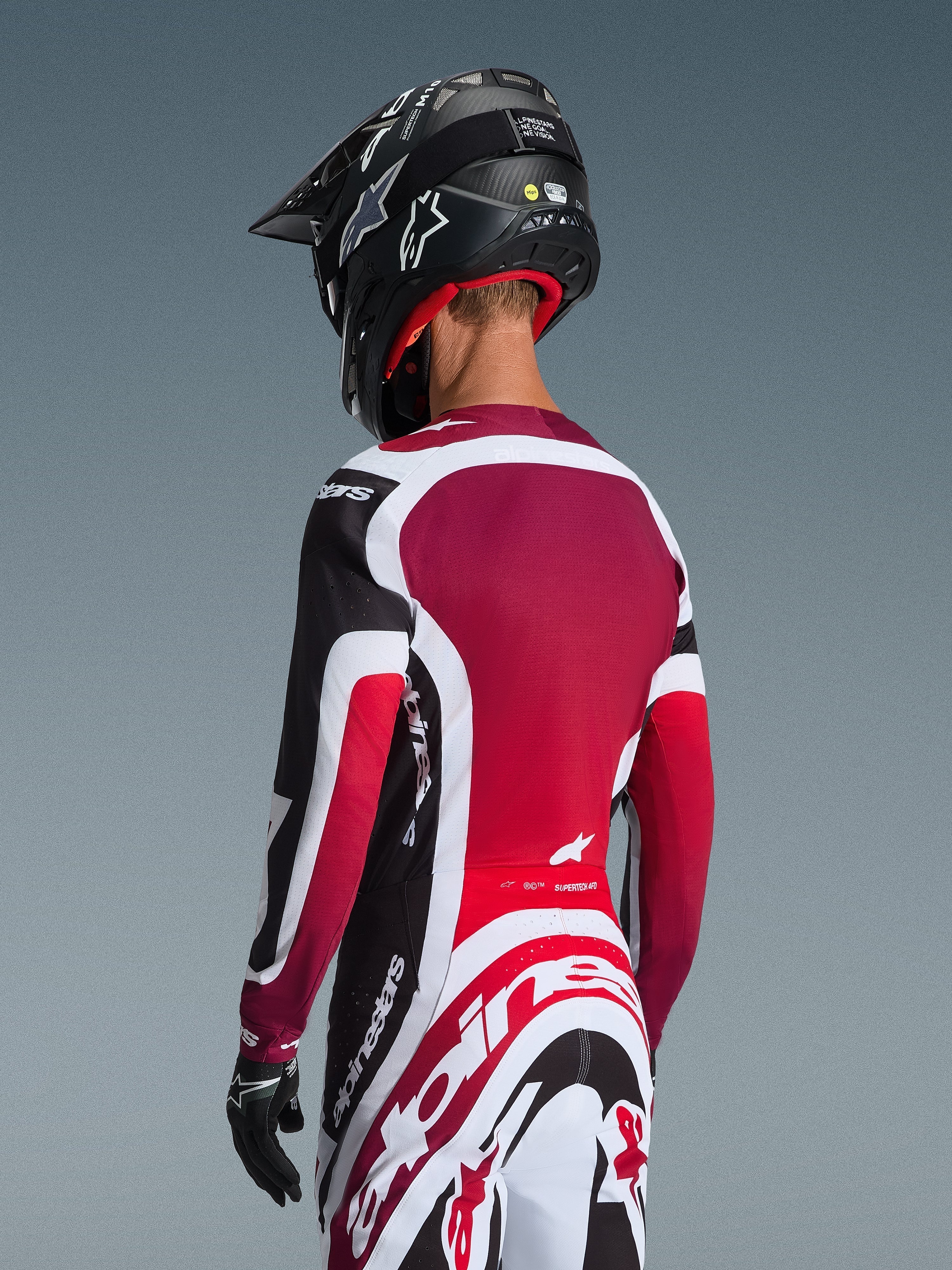 2026 Supertech AFD Vista - Black MX Jersey | Alpinestars®