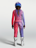 Alpinestars Stella Fluid Kepler Jersey, purple and red women's motocross top featuring a lightweight, ergonomic fit.