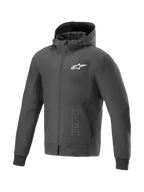 Alpinestars Radium Tech Kapuzenjacke, winddichte Urban Motorradjacke für Herren, Schwarz und Weiß, Tech-Air® Ready, 3L-Textil