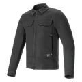 Alpinestars Garage Jacke, Motorradjacke, Smoke Gray, langärmeliger Stretch-Baumwoll-Denim mit einer von Workwear inspirierten Silhouette, Brusttaschen und dezenten Logo-Patches, urbane, lässige Schutzausrüstung