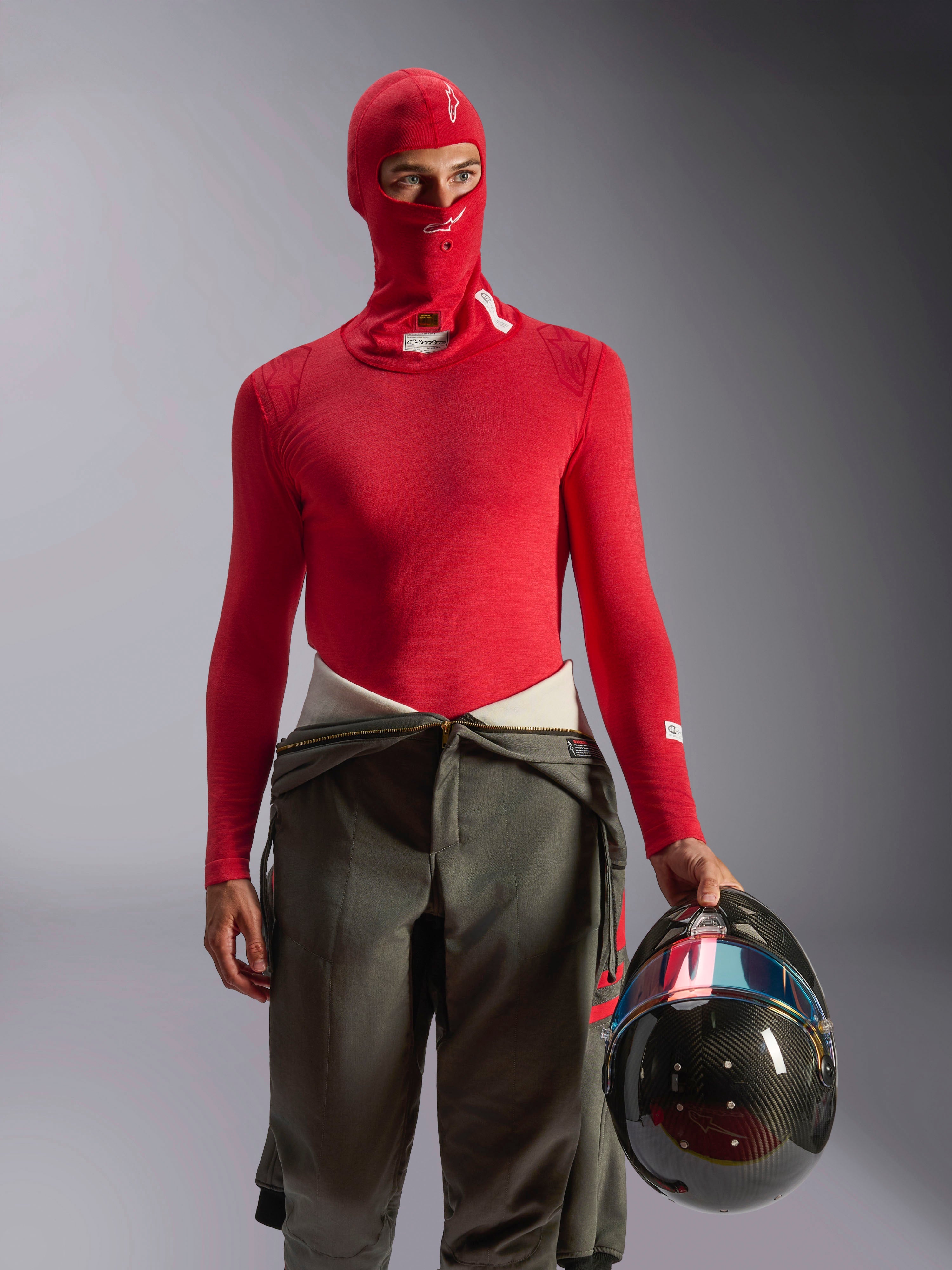 ZX Evo V3 - Red Auto Balaclava | Alpinestars®