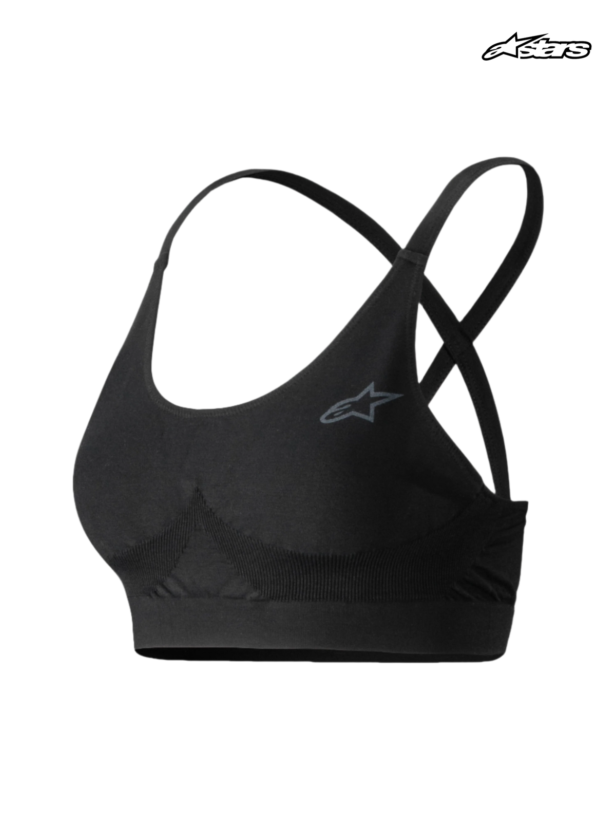 Alpinestars Stella TECH ZX Bh, dames auto-racing basislaag sport-bh, zwart, FIA-gecertificeerde vlamvertragende Lenzing FR constructie