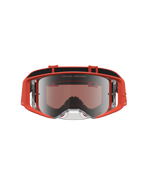 Alpinestars Supertech Vesta veiligheidsbril voor motocross, oranje frame met zilveren spiegellens voor elite racing.
