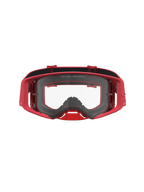 Alpinestars Supertech Vesta Schutzbrille, Motocross- und Offroad-Schutzbrille, Rot und Schwarz, mit Klarsichtscheibe, spritzgegossenem Rahmen und weitem Sichtfeld.