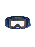 Alpinestars Supertech Vesta veiligheidsbril, motorcrossbril, blauw en wit, heldere lens, vochtregulatie en luchtstroom.