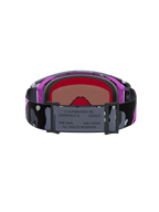 Alpinestars Masque Édition Limitée Supertech Lone, masque de motocross et supercross violet et noir, sangle camouflage et lentille miroir rose