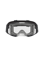 Alpinestars Vision 8 Amber veiligheidsbril, motorcrossbril, zwart en zilver, A-FLEX frame en heldere lens.