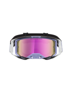 Alpinestars Vision 8 Maven MX-veiligheidsbril, lavendel en zwart met roze spiegelglas, A-FLEX frame en RAM-AIR ventilatie.