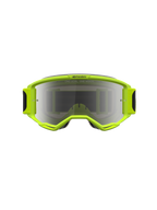 Alpinestars Vision 5 Rora veiligheidsbril, motocrossbril met RAM-AIR ventilatie, geel fluo en zilver, spiegelglas voor off-road.