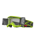 Alpinestars Vision 5 Rora Roll Off motocross veiligheidsbril, geel fluo en zwart, heldere lens met roll-off systeem.