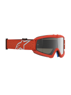 Alpinestars Vision Jugend-Schutzbrille Vesta, Motocross-Schutzbrille, Kinder, Orange und Silber, Anti-Beschlag-Scheibe