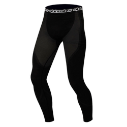 Alpinestars KX Bottom, pantalon de sous-couche technique, noir, doté d'empiècements profilés évacuant l'humidité et d'une ceinture élastique logotée, conçu pour la performance sous une combinaison de course.