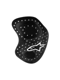 Alpinestars Nucleon Racing Kr-Hr heupbeschermer, zwart, motorrace heupbescherming met ventilatiegaten en wit sterlogo, ergonomisch ontwerp met gelaagde constructie
