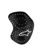 Alpinestars Nucleon Racing Kr-Hr heupbeschermer, zwart, motorrace heupbescherming met ventilatiegaten en wit sterlogo, ergonomisch ontwerp met gelaagde constructie
