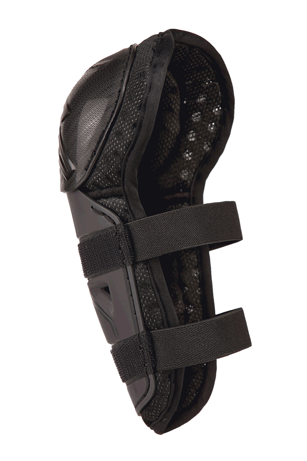 Alpinestars Bionic Action Kickstart Knee Guard, motorcross knie- en scheenbeschermer voor de jeugd, zwart, voorzien van een gearticuleerd beschermend schaalontwerp met dubbele elastische bandsluitingen en ademende mesh-voering, ontworpen voor jonge rijders