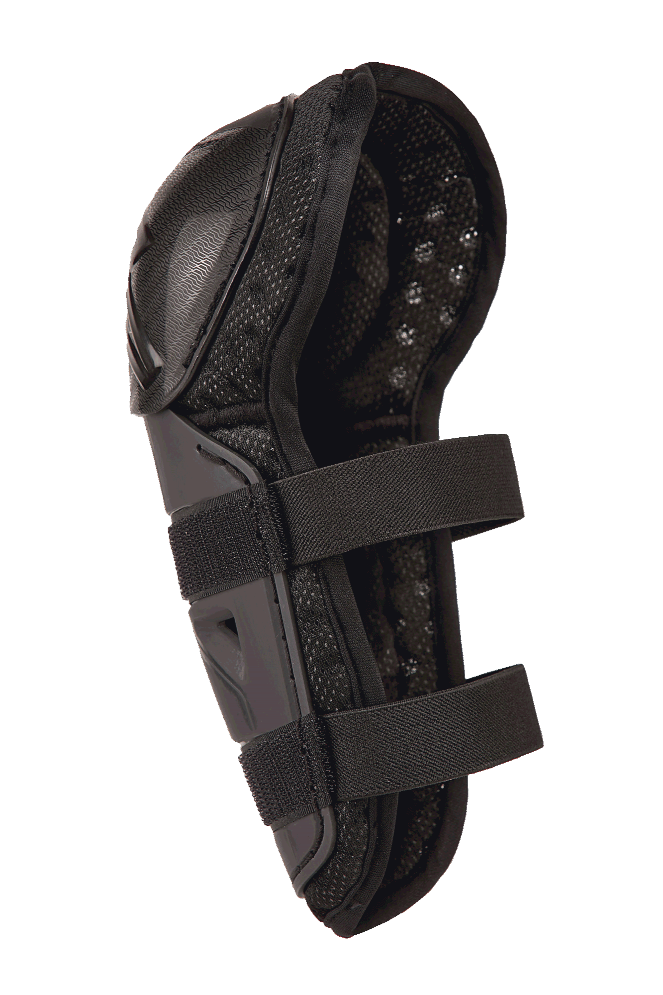 Alpinestars Bionic Action Kickstart Knee Guard, motorcross knie- en scheenbeschermer voor de jeugd, zwart, voorzien van een gearticuleerd beschermend schaalontwerp met dubbele elastische bandsluitingen en ademende mesh-voering, ontworpen voor jonge rijders